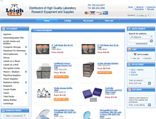 Tablet Screenshot of leighlabs.com